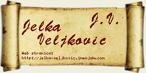 Jelka Veljković vizit kartica